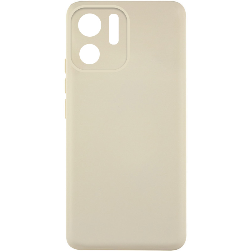 Чехол TPU GETMAN Liquid Silk Full Camera для Motorola Edge 40 (Песочный / Sand)