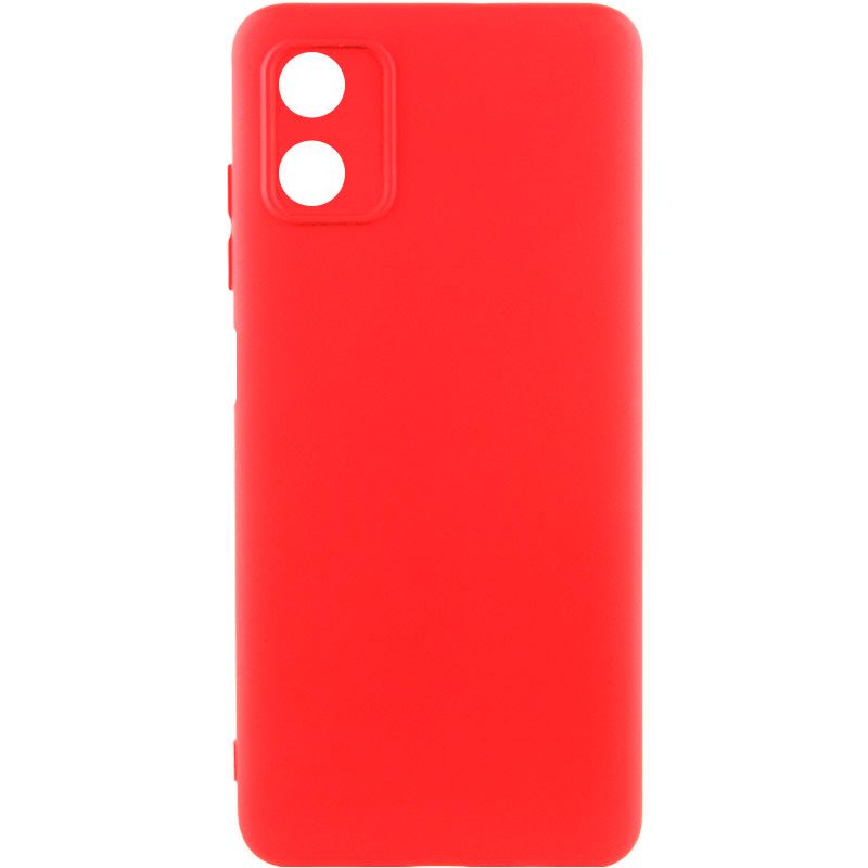 Чехол TPU GETMAN Liquid Silk Full Camera для Motorola Moto G04 / E14 (Красный / Red)