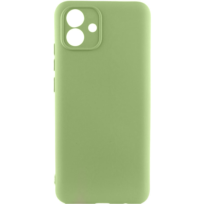 Чехол TPU GETMAN Liquid Silk Full Camera для Samsung Galaxy A05 (Зеленый / Pistachio)