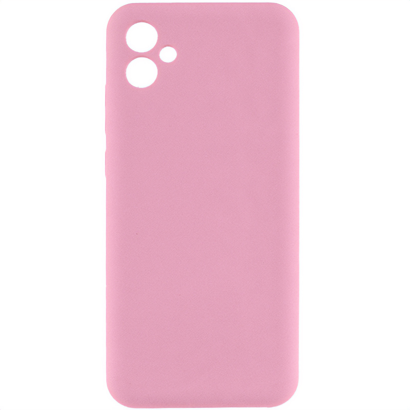 Чохол TPU GETMAN Liquid Silk Full Camera для Samsung Galaxy A06 (Рожевий / Pink)