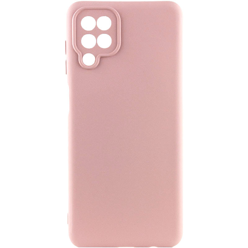 Чохол TPU GETMAN Liquid Silk для Samsung Galaxy A12 Nacho (Рожевий / Pink)