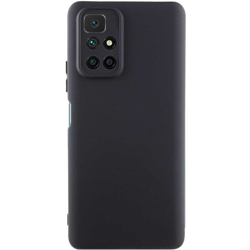 Чохол TPU GETMAN Liquid Silk для Xiaomi Redmi 10 (Чорний / Black)