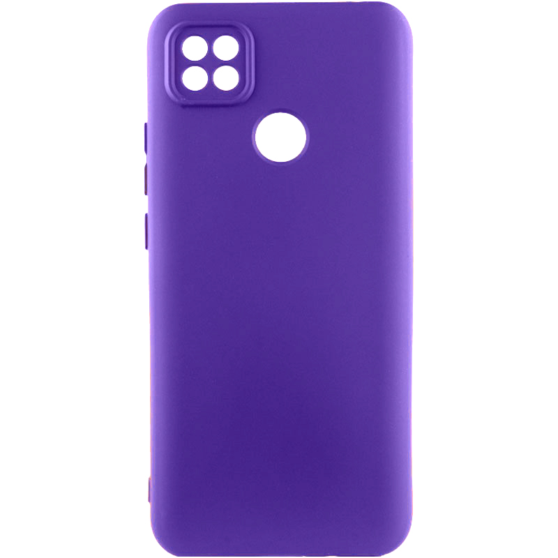 Чехол TPU GETMAN Liquid Silk Full Camera для Xiaomi Redmi 9C (Синий / Iris)