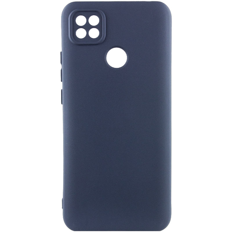 Чехол TPU GETMAN Liquid Silk Full Camera для Xiaomi Redmi 9C (Синий / Midnight Blue)
