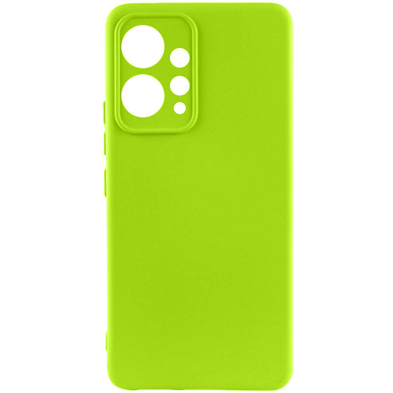 Чохол TPU GETMAN Liquid Silk Full Camera для Xiaomi Redmi Note 12 4G (Салатовий / Neon Green)