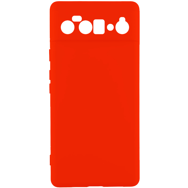 Чохол TPU GETMAN Liquid Silk Full Camera для Google Pixel 6 (Червоний / Red)
