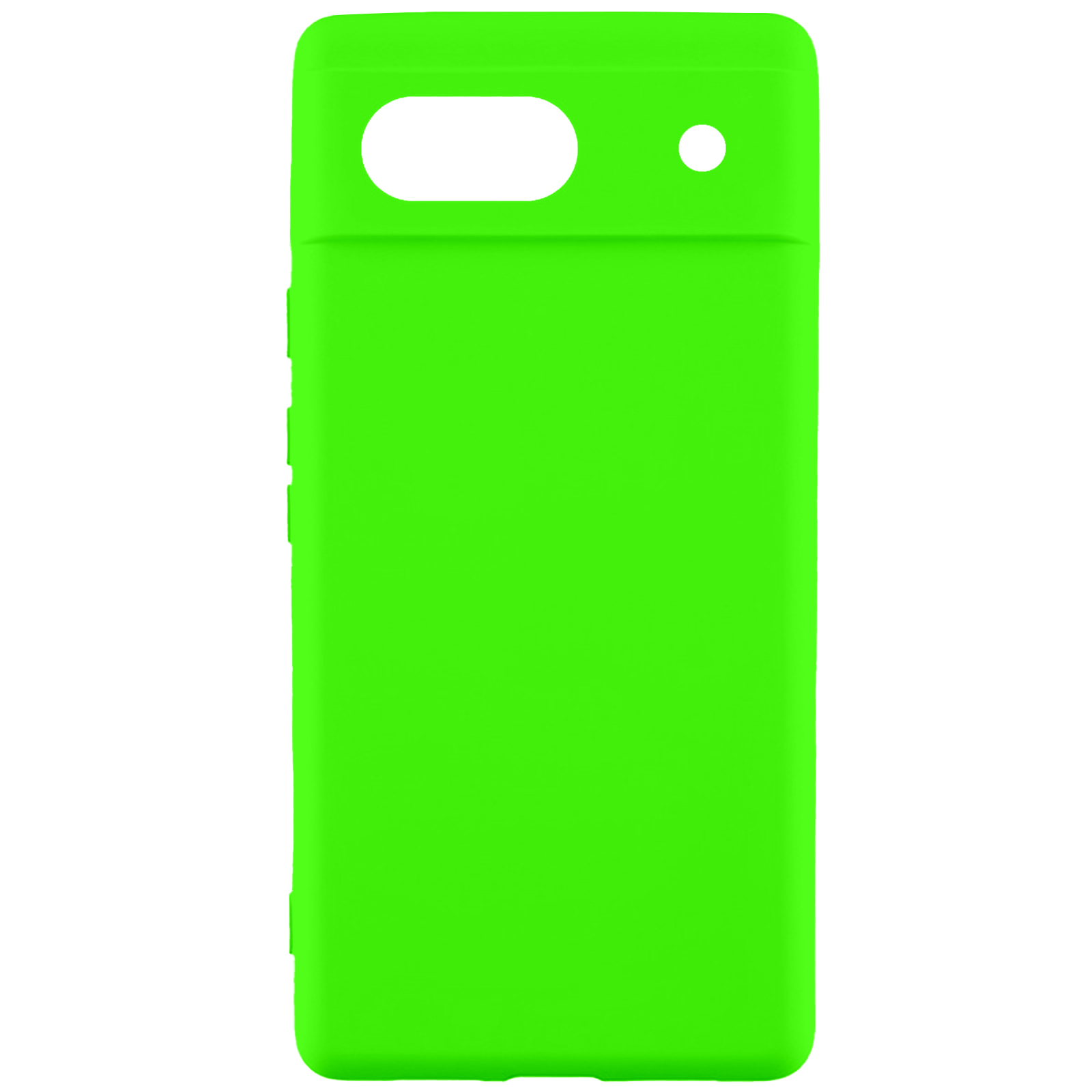 Чохол TPU GETMAN Liquid Silk Full Camera для Google Pixel 6 (Салатовий / Neon Green)