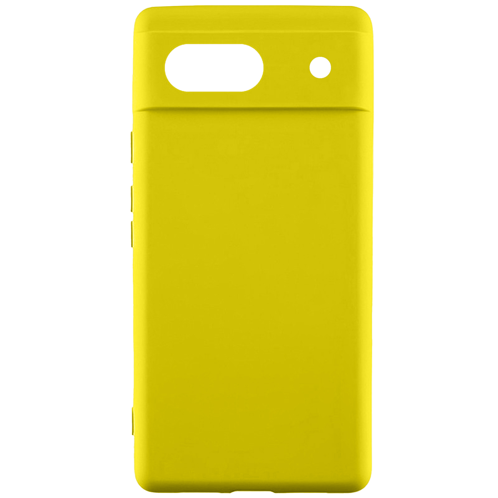 Чохол TPU GETMAN Liquid Silk Full Camera для Google Pixel 6 (Жовтий / Flash)