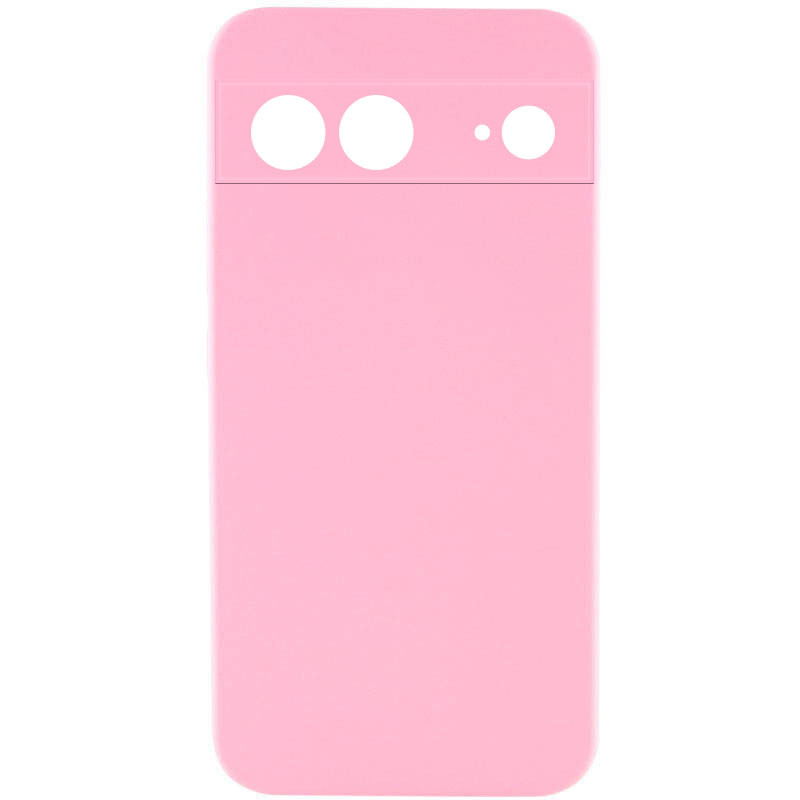 Чохол TPU GETMAN Liquid Silk Full Camera для Google Pixel 7 (Рожевий / Pink)