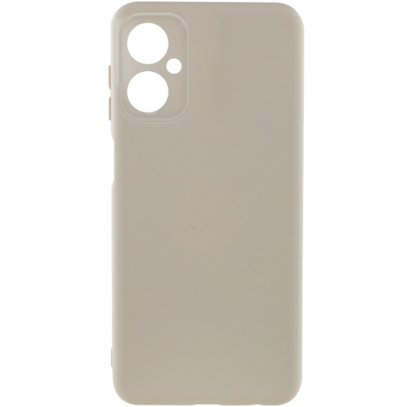 Чехол TPU GETMAN Liquid Silk Full Camera для Motorola Moto G14 (Песочный / Sand)