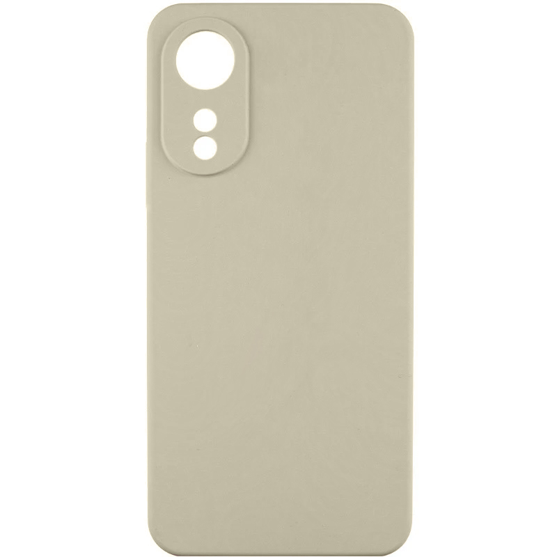 Чохол TPU GETMAN Liquid Silk Full Camera для Oppo A78 4G (Пісочний / Sand)