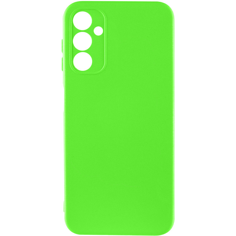 Чехол TPU GETMAN Liquid Silk Full Camera для Samsung Galaxy A34 5G (Салатовый / Neon Green)