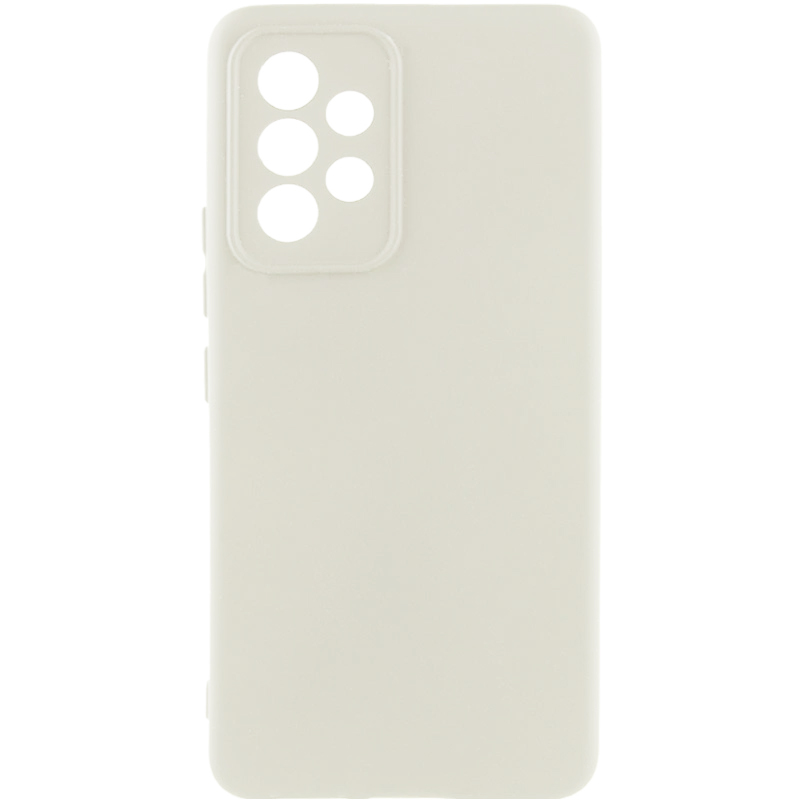 Чехол TPU GETMAN Liquid Silk Full Camera для Samsung Galaxy A52 4G / A52 5G / A52s (Белый / White)