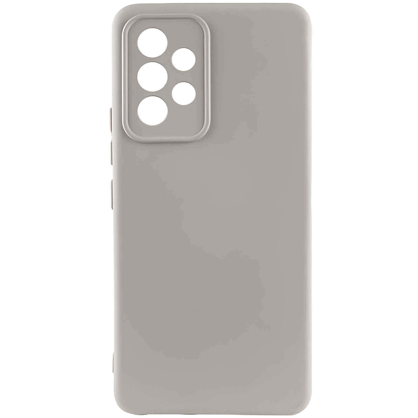 Чехол TPU GETMAN Liquid Silk Full Camera для Samsung Galaxy A52s (Серый / Lavender)