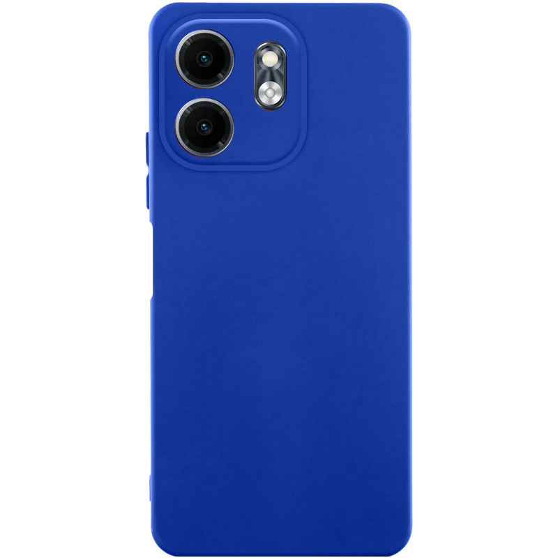 Чехол TPU GETMAN Liquid Silk Full Camera для Samsung Galaxy A52s (Синий / Deep navy)