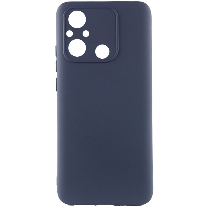 Чохол TPU GETMAN Liquid Silk Full Camera для Xiaomi Redmi 12C (Синій / Midnight Blue)