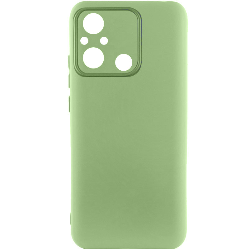 Чохол TPU GETMAN Liquid Silk Full Camera для Xiaomi Redmi 12C (Зелений / Pistachio)