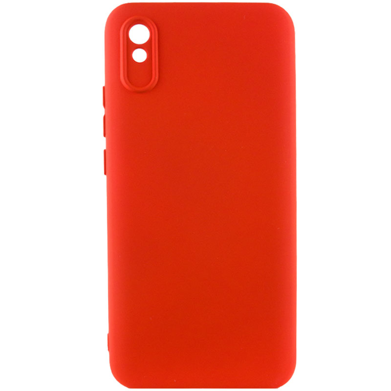 Чехол TPU GETMAN Liquid Silk Full Camera для Xiaomi Redmi 9A (Красный / Red)