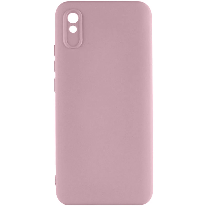 Чохол TPU GETMAN Liquid Silk Full Camera для Xiaomi Redmi 9A (Рожевий / Pink Sand)