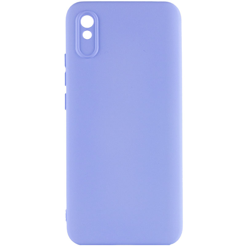 Чехол TPU GETMAN Liquid Silk Full Camera для Xiaomi Redmi 9A (Сиреневый / Dasheen)