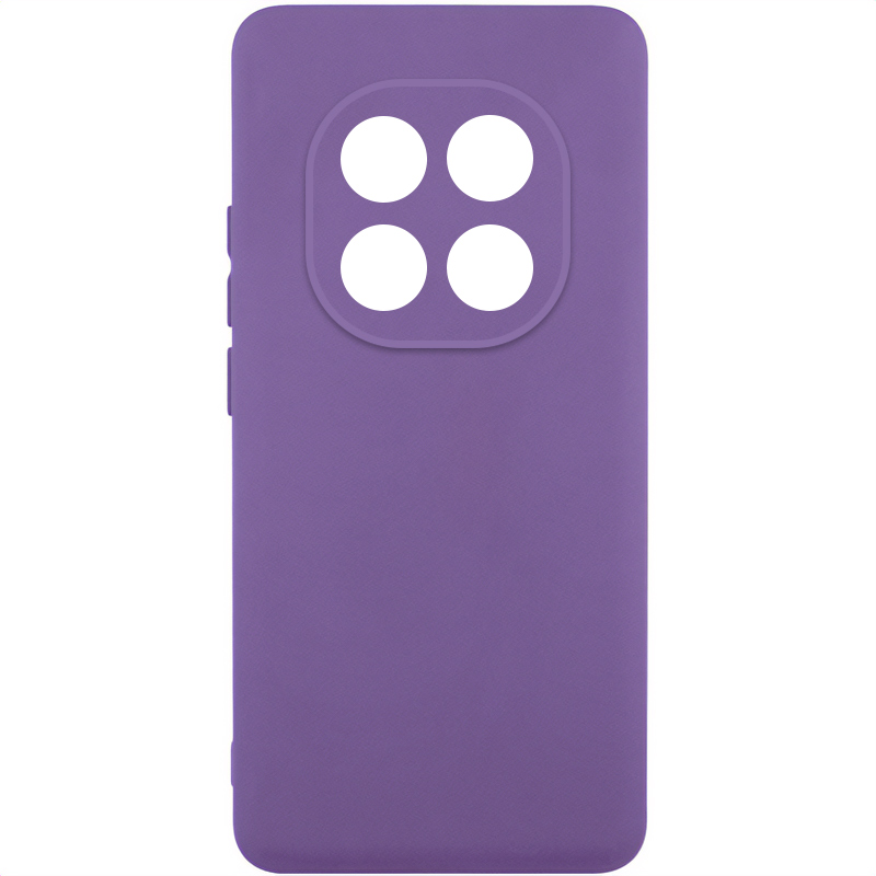 Чехол TPU GETMAN Liquid Silk Full Camera для Xiaomi Redmi Note 14 Pro 5G (Фиолетовый / Amethyst)