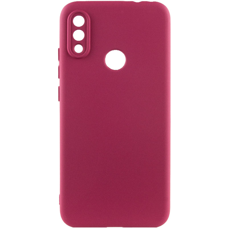 Чохол TPU GETMAN Liquid Silk Full Camera для Xiaomi Redmi Note 7 (Бордовий / Marsala)