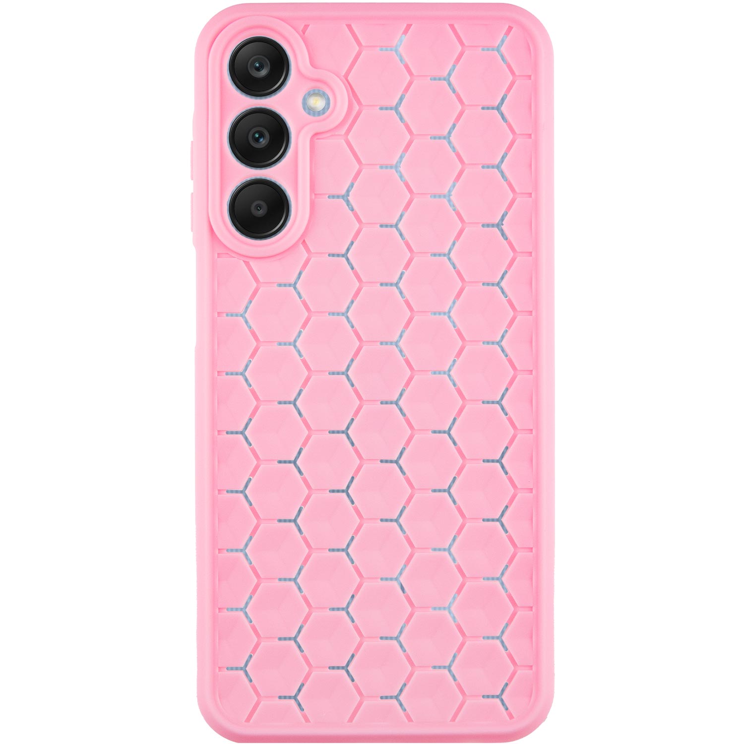 Чехол TPU Honeycomb для Samsung Galaxy A24 4G (Розовый / Light pink)