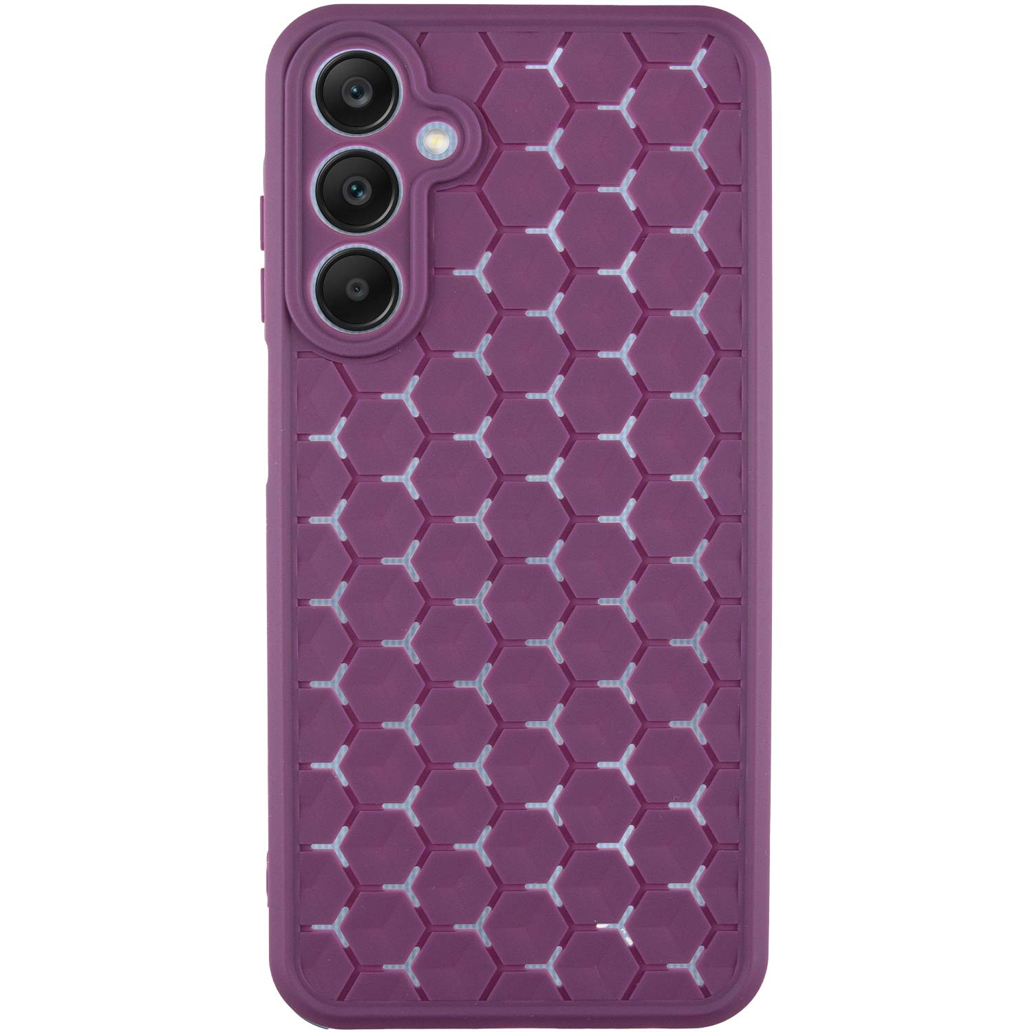 Чехол TPU Honeycomb для Samsung Galaxy A25 5G (Фиолетовый / Dark Purple)