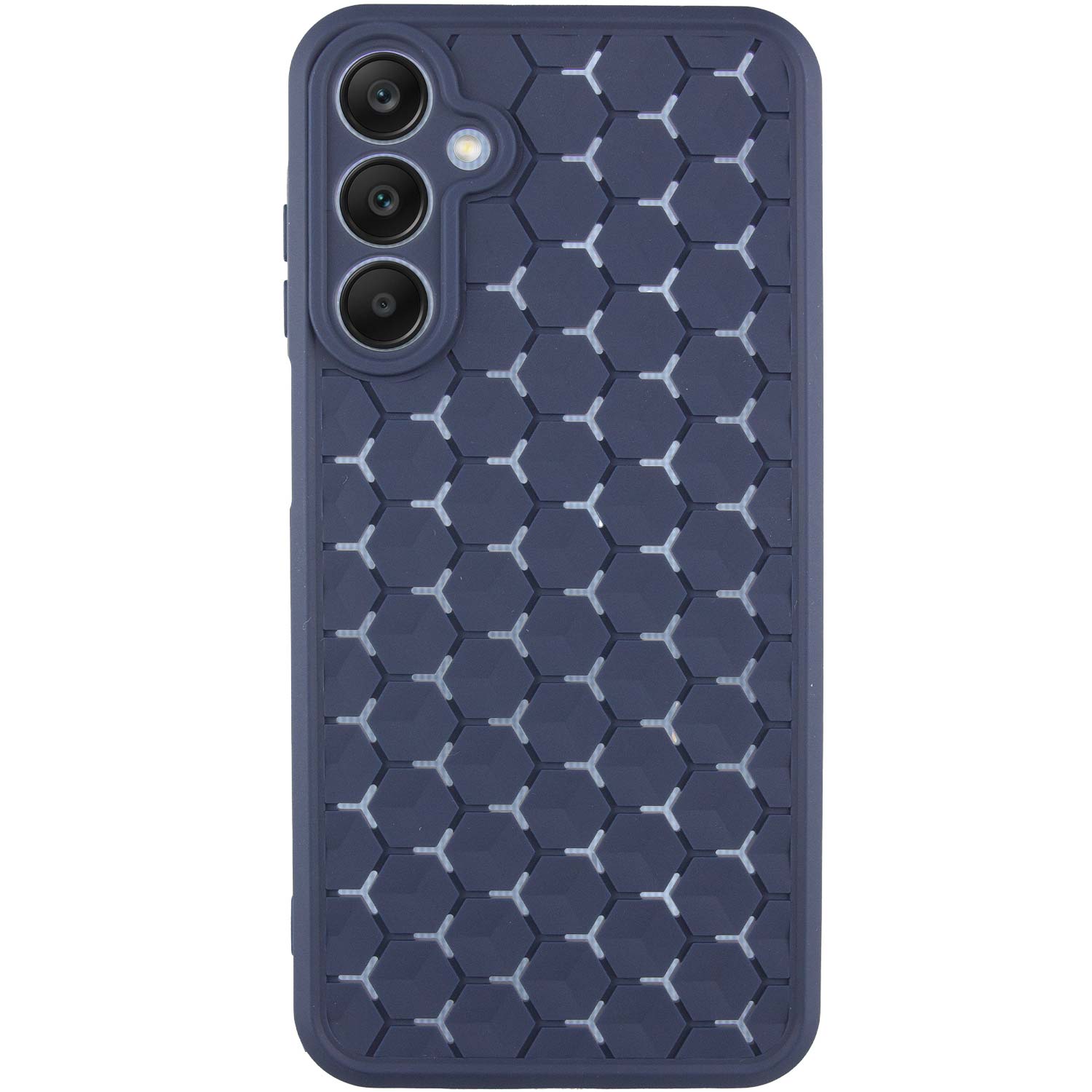 Чехол TPU Honeycomb для Samsung Galaxy A25 5G (Темно-синий / Midnight blue)