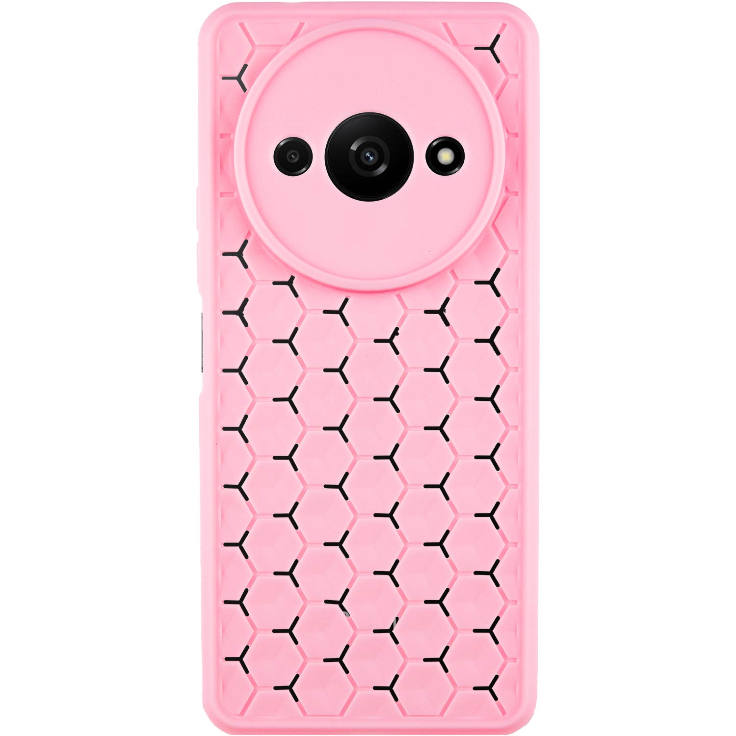 Чохол TPU Honeycomb для Xiaomi Redmi 9C (Рожевий / Light pink)