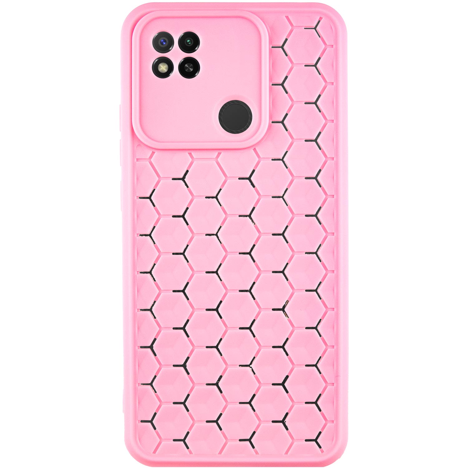 Чохол TPU Honeycomb для Xiaomi Redmi 9C (Рожевий / Light pink)