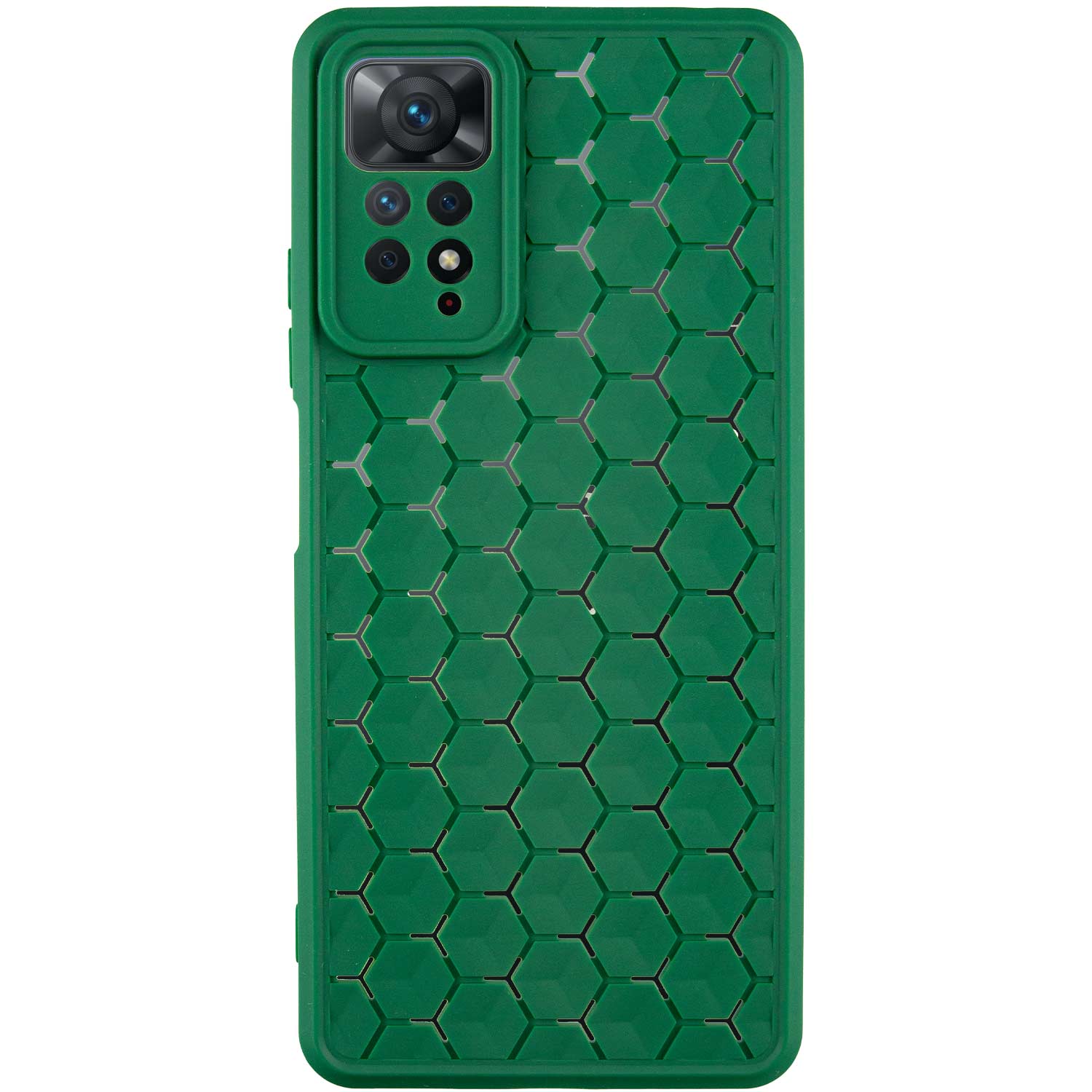 Чохол TPU Honeycomb для Xiaomi Redmi Note 11 Pro (Global) (Зелений / Cyprus Green)