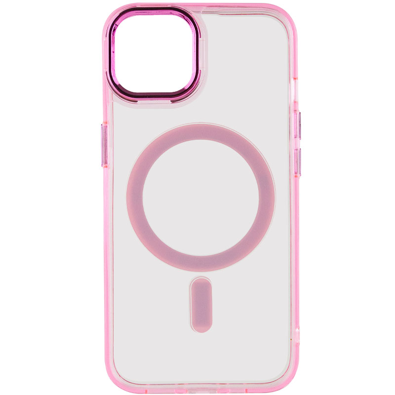 Чехол TPU Iris with MagSafe для Apple iPhone 12 Pro / 12 (6.1") (Розовый)