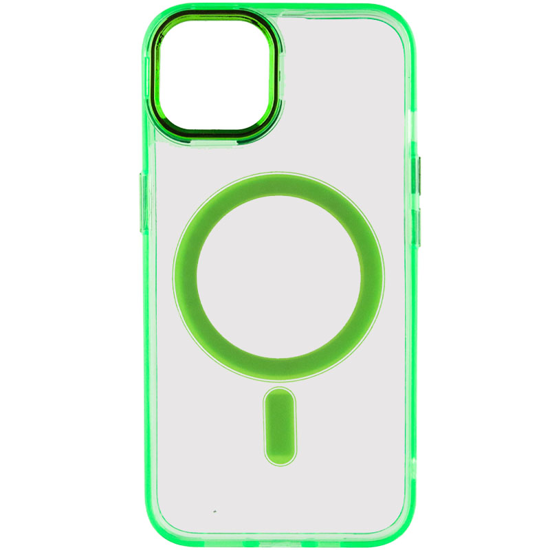 Чехол TPU Iris with MagSafe для Apple iPhone 12 Pro / 12 (6.1") (Салатовый)