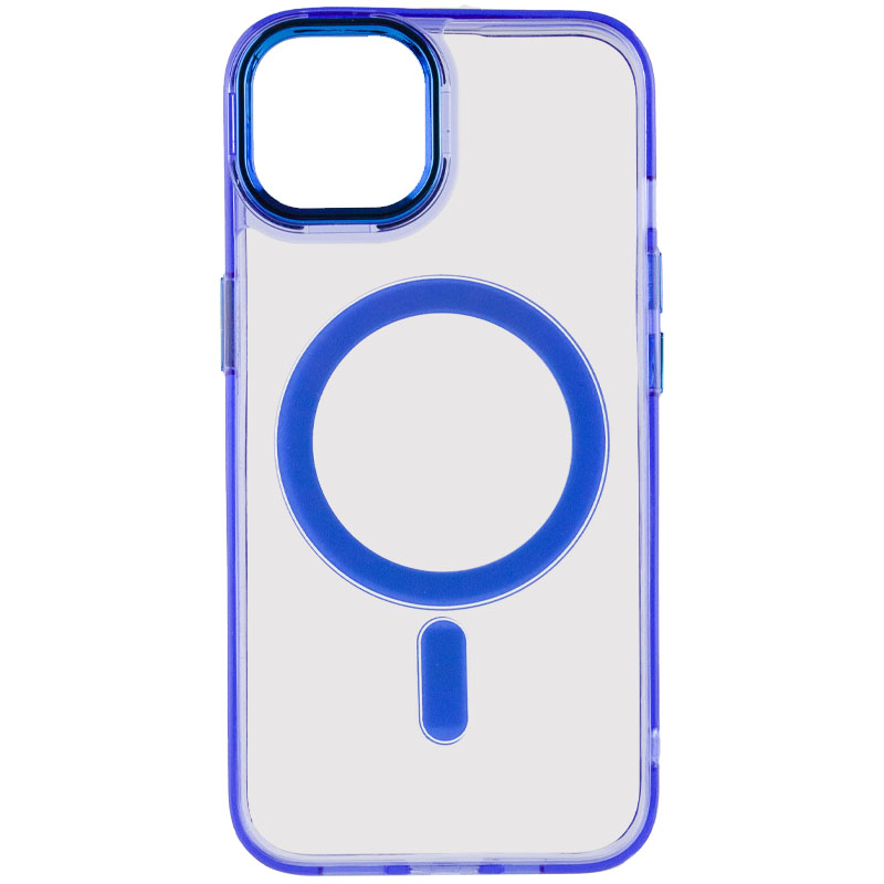 Чохол TPU Iris with MagSafe для Apple iPhone 12 (Синій)