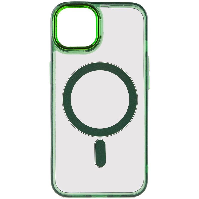 Чохол TPU Iris with MagSafe для Apple iPhone 12 Pro Max (Зелений)