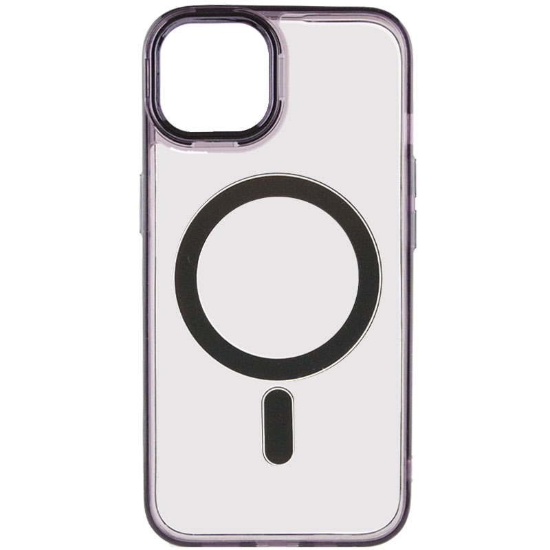 Чехол TPU Iris with MagSafe для Apple iPhone 13 (6.1") (Черный)