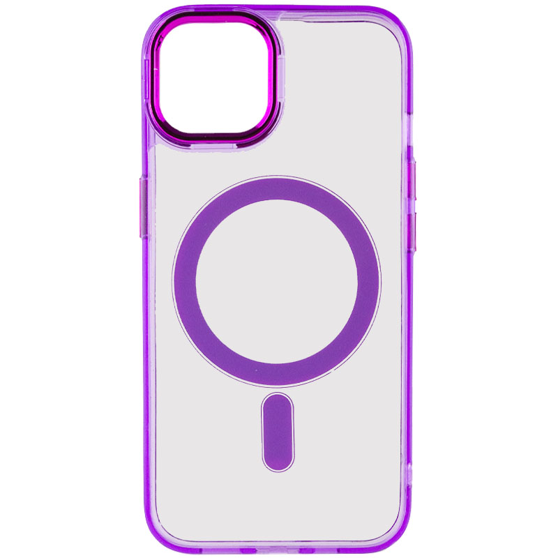 Чохол TPU Iris with MagSafe для Apple iPhone 13 (6.1") (Фіолетовий)