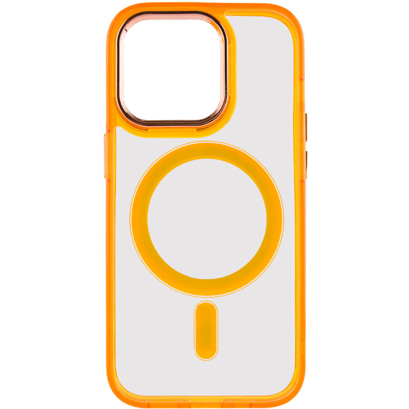 Чохол TPU Iris with MagSafe для Apple iPhone 13 Pro (6.1") (Помаранчевий)