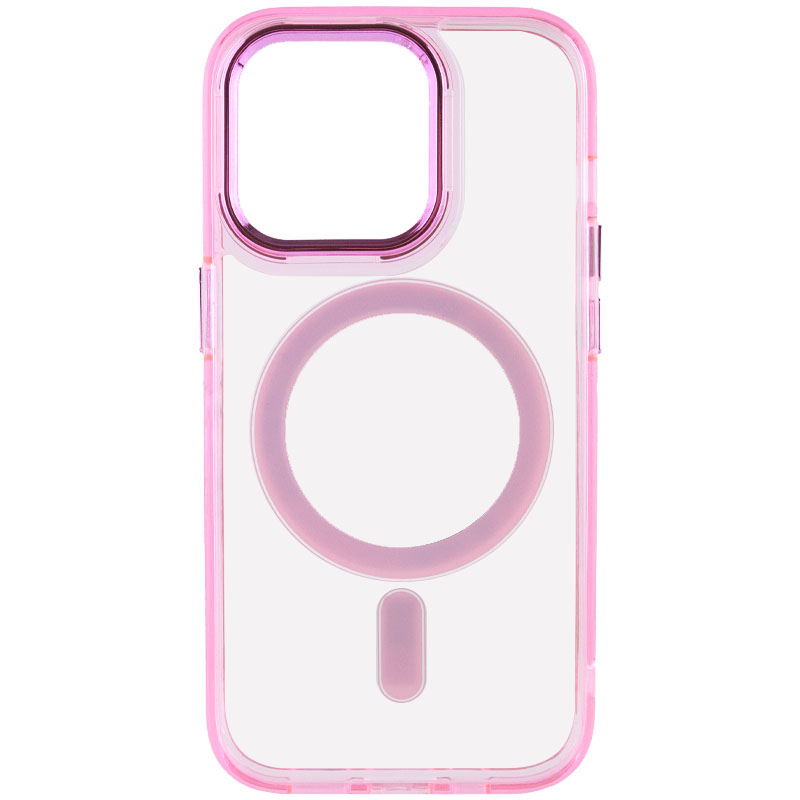 Чехол TPU Iris with MagSafe для Apple iPhone 13 Pro (6.1") (Розовый)