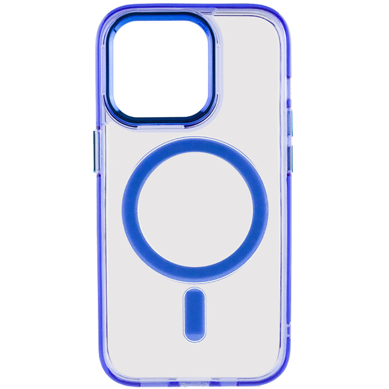 Чехол TPU Iris with MagSafe для Apple iPhone 13 Pro (6.1") (Синий)