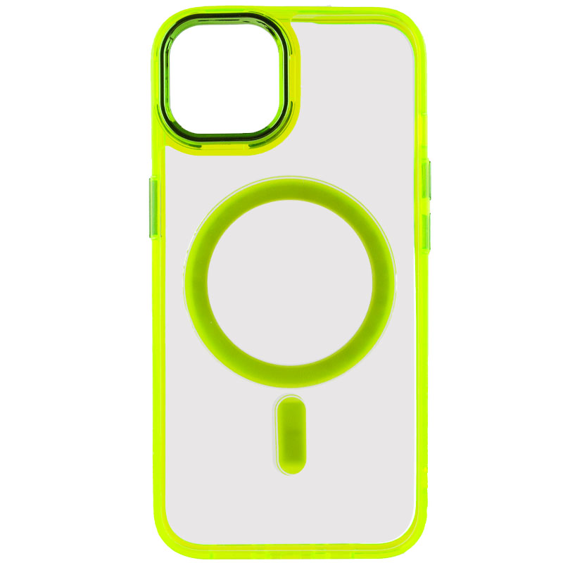 Чехол TPU Iris with MagSafe для Apple iPhone 14 (6.1") (Желтый)