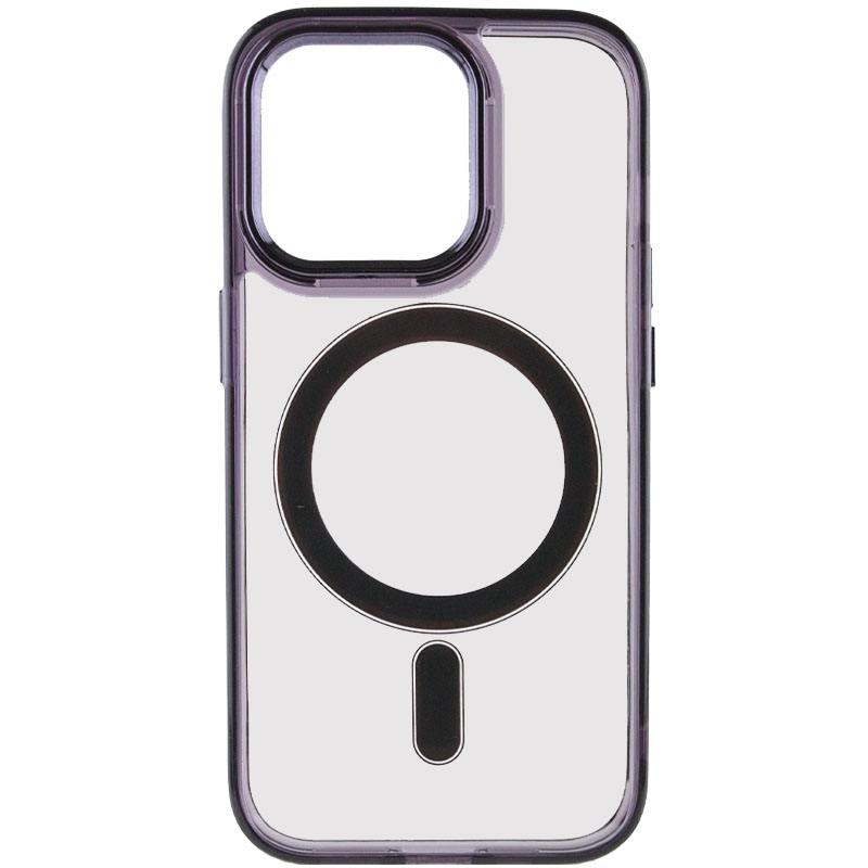 Чехол TPU Iris with MagSafe для Apple iPhone 14 Pro (6.1") (Черный)