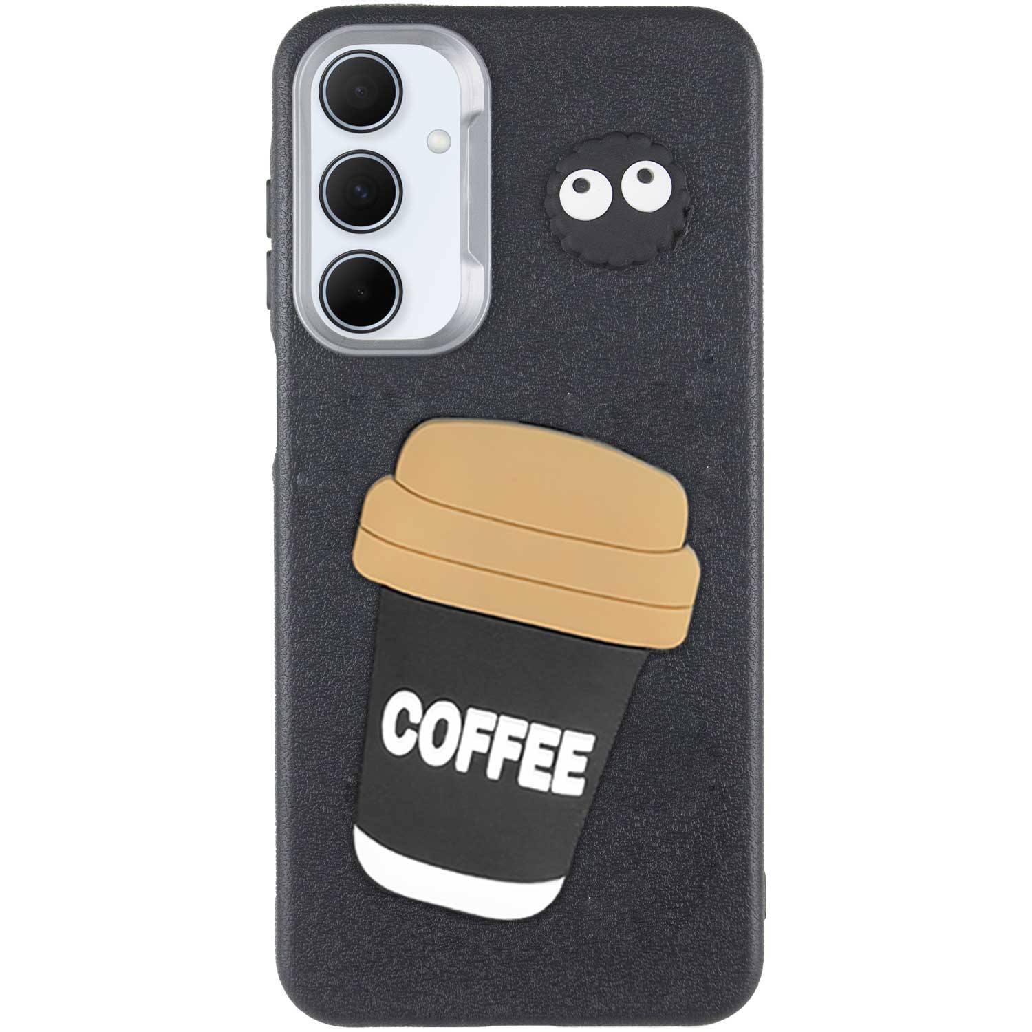 Чехол TPU Leather Toys для Samsung Galaxy A16 4G/5G (Coffee / Black)