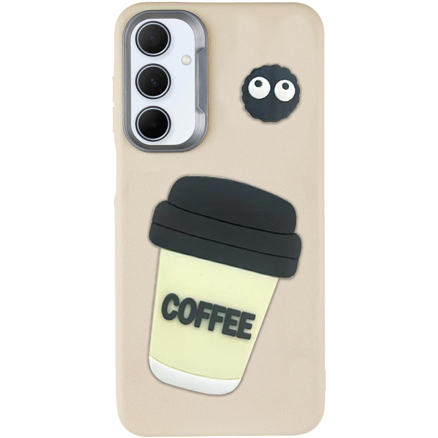 Чехол TPU Leather Toys для Samsung Galaxy A16 4G/5G (Coffee / Sand)