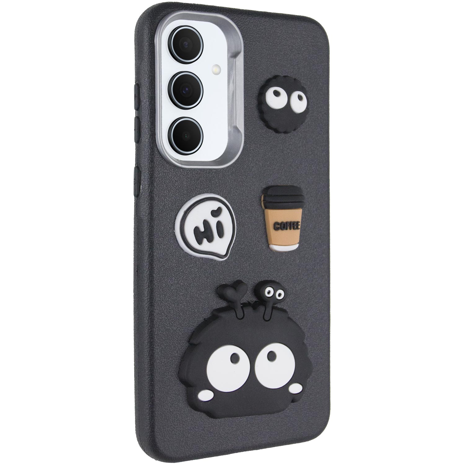 Чехол TPU Leather Toys для Samsung Galaxy A36 5G / A56 5G (Monster / Black)
