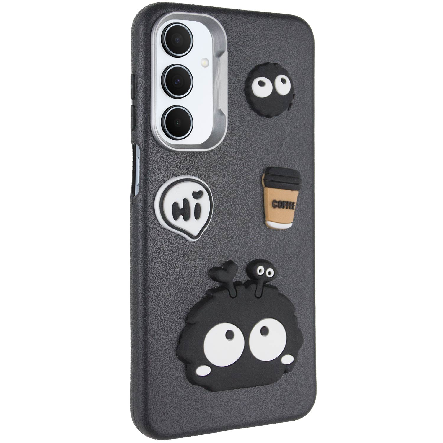 Чехол TPU Leather Toys для Xiaomi Redmi 13 4G / Poco M6 4G (Monster / Black)