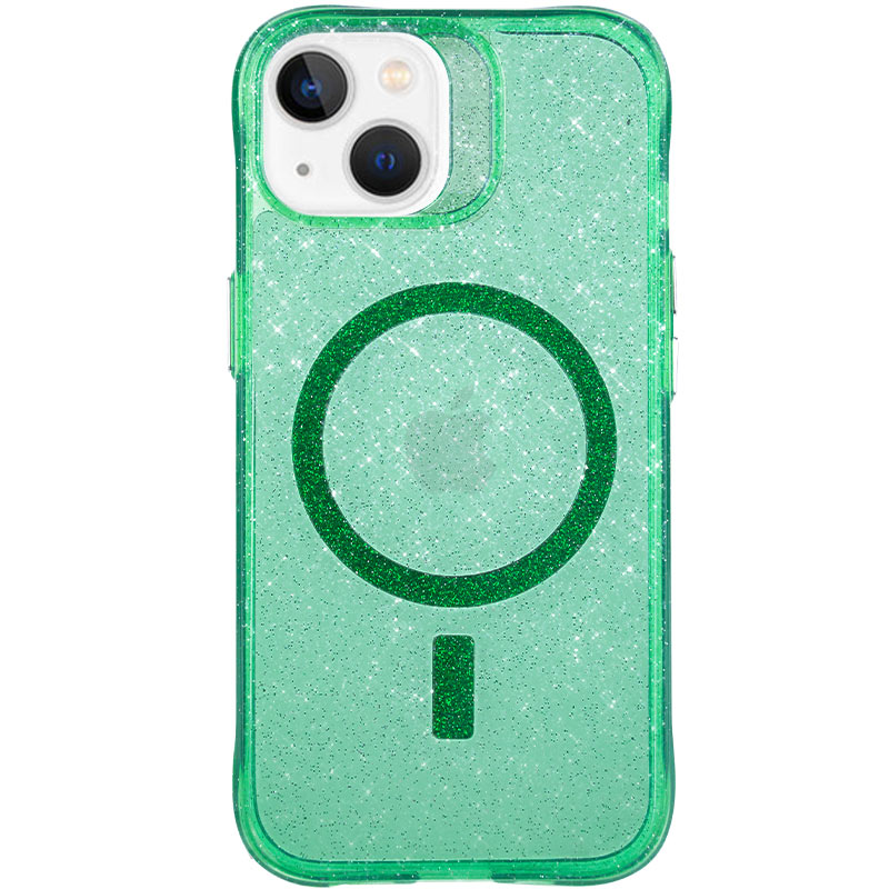 Чехол TPU Radiance with MagSafe для Apple iPhone 13 (6.1") (Green)