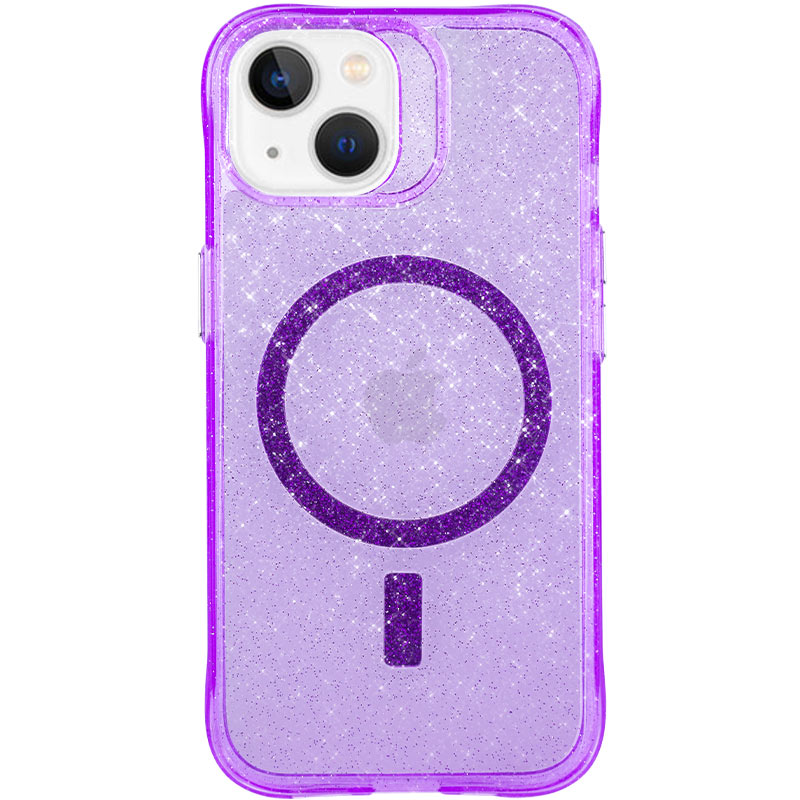 Чехол TPU Radiance with MagSafe для Apple iPhone 13 (6.1") (Purple)