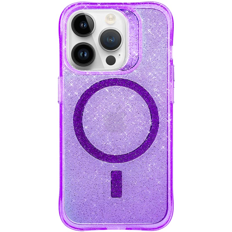 Чехол TPU Radiance with MagSafe для Apple iPhone 14 Pro (6.1") (Purple)